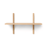 Regal - Sector single/narrow natural oak/brass von Ferm Living