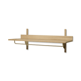 Regal - Sector Rack natural oak/brass von Ferm Living
