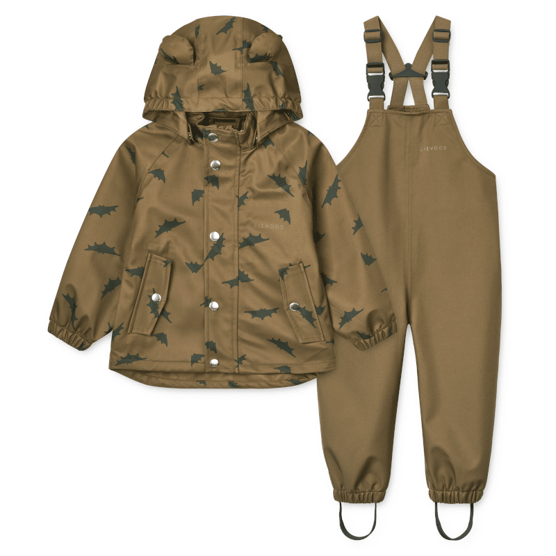 Regenanzug - Dakota Bats khaki von Liewood