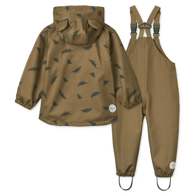 Regenanzug - Dakota Bats khaki von Liewood