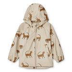 Regenanzug - Moby Leopard sandy von Liewood