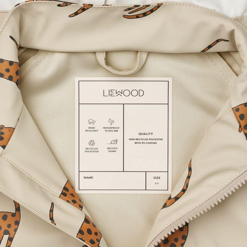 Regenanzug - Moby Leopard sandy von Liewood