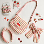 Rockahula - Haarbänder Scrunchie Cherry Stripe