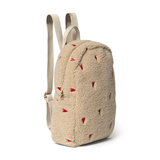 Rucksack mini - Teddy ecru hearts von Studio Noos