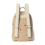 Rucksack mini - Teddy ecru hearts von Studio Noos