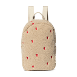 Rucksack mini - Teddy ecru hearts von Studio Noos