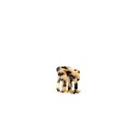 sasstie - Haarklammer Paw Cheetah

