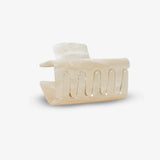 sasstie - Haarklammer Quad White Sand