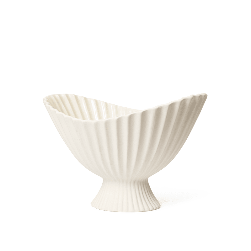 Schale - Centrepiece Fountain off-white M von Ferm Living