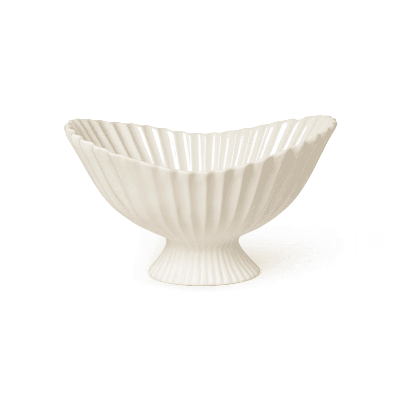 Schale - Centrepiece Fountain off-white von Ferm Living