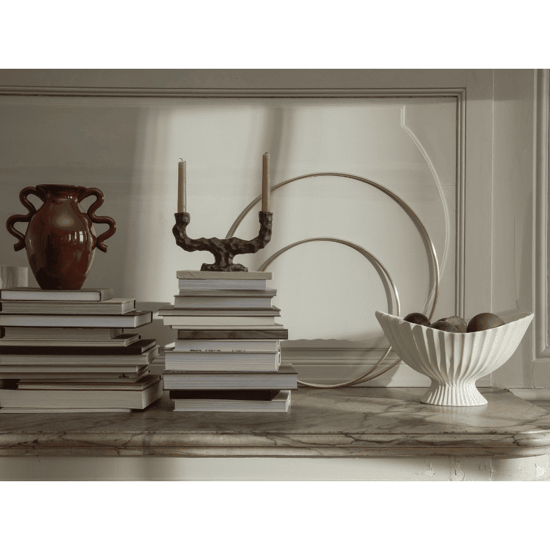 Schale - Centrepiece Fountain off-white von Ferm Living