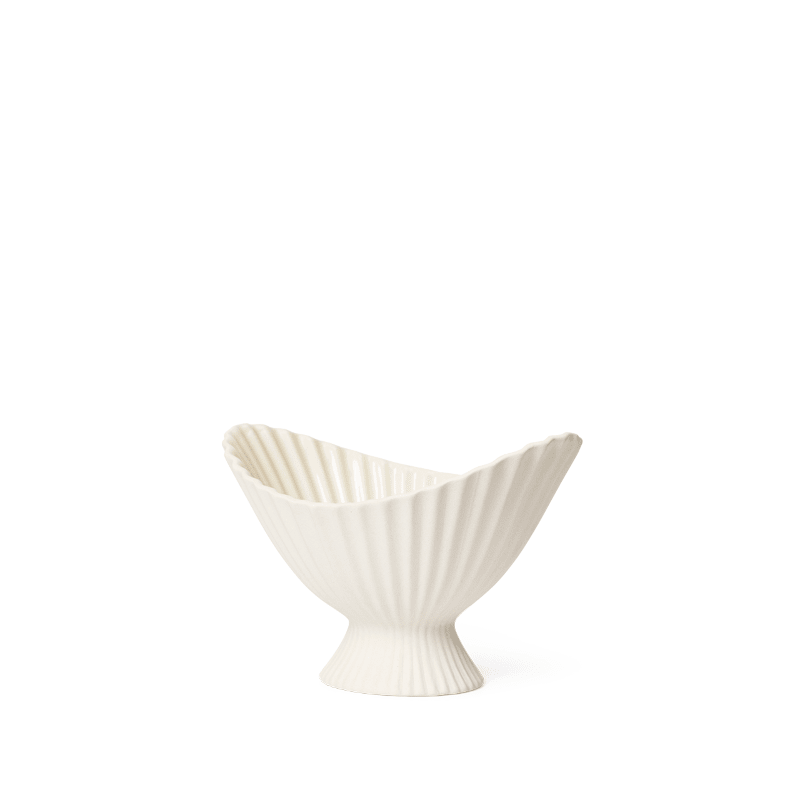 Schale - Centrepiece Fountain off-white S von Ferm Living