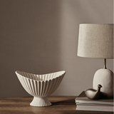 Schale - Centrepiece Fountain off-white S von Ferm Living
