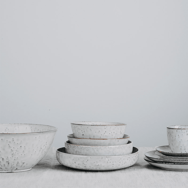 Schale flach L - Nordic Sand von Broste Copenhagen