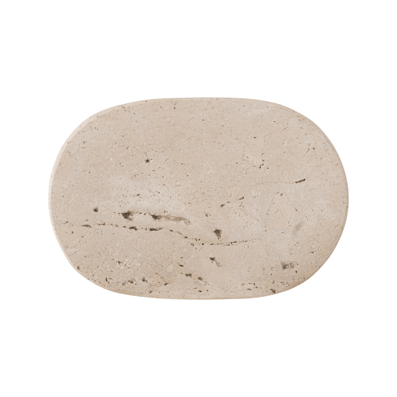 Schale - Lorca Travertin natur von Bloomingville