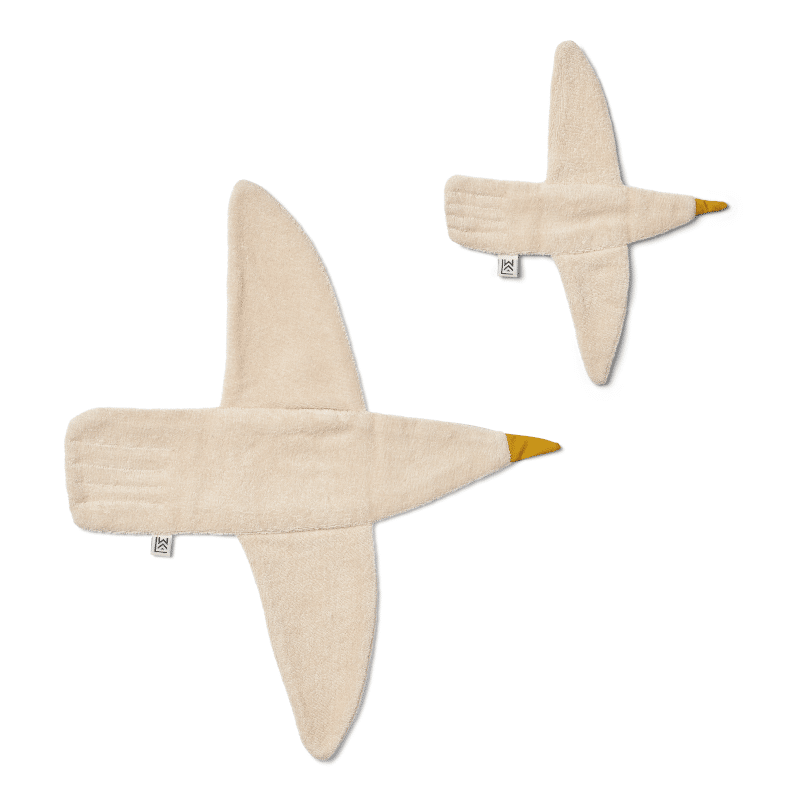 Schmusetuch - Janai Birds Sandy mix 2er Set von Liewood