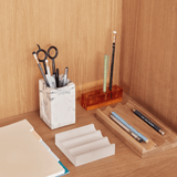 Schreibtischorganizer natur von Hübsch Interior