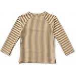 Schwimm Shirt - Noah seersucker golden caramel/white von Liewood