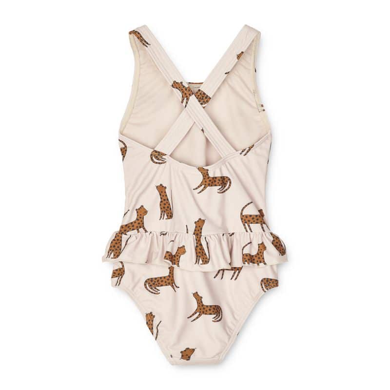 Schwimmanzug – Amara Leopard sandy von Liewood
