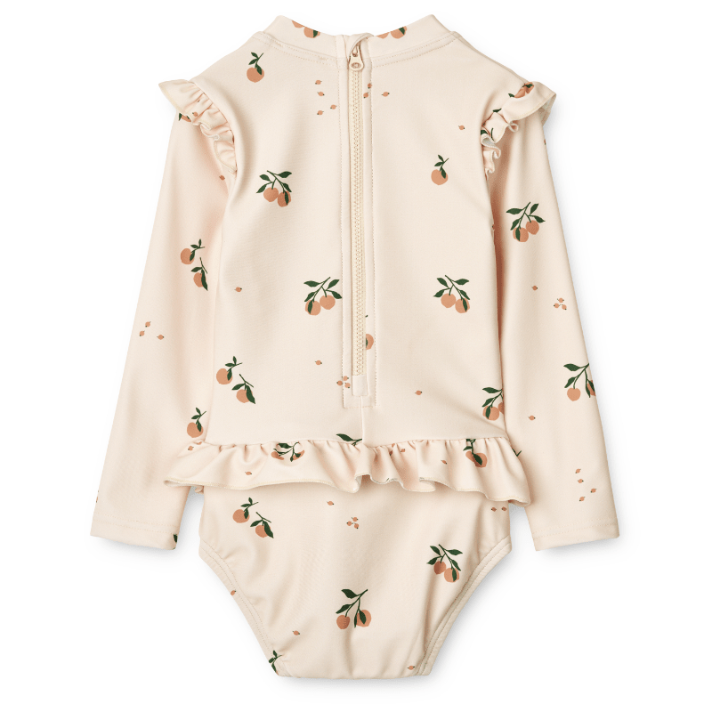 Schwimmanzug Baby - Sille Peach/sea shell von Liewood