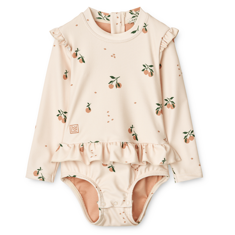 Schwimmanzug Baby - Sille Peach/sea shell von Liewood
