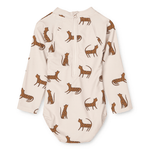 Schwimmanzug – Maxime Leopard sandy von Liewood