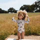 Schwimmanzug – Maxime Leopard sandy von Liewood
