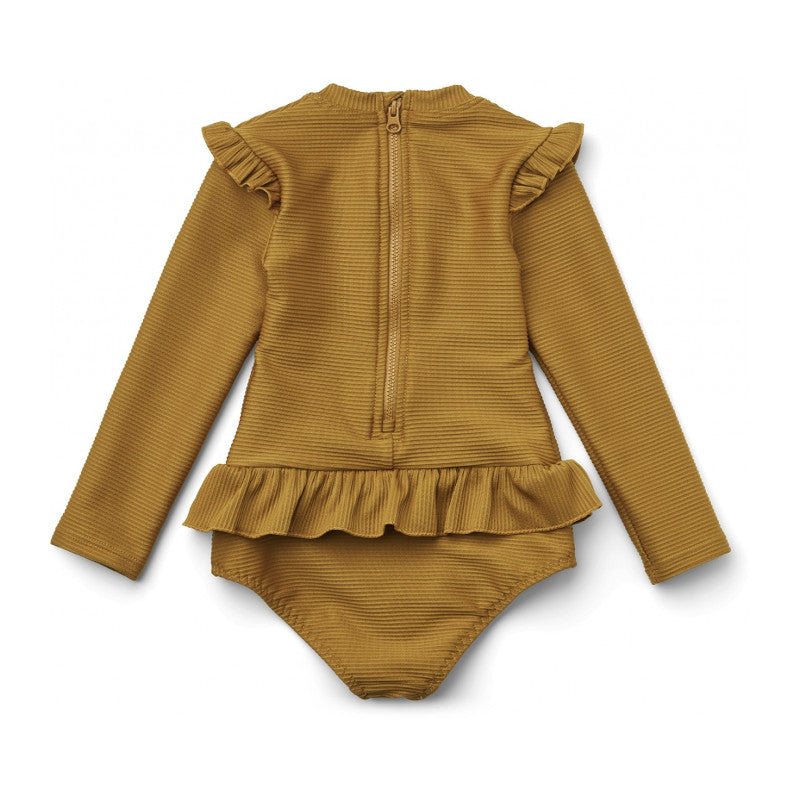 Schwimmanzug – Sille structure golden caramel von Liewood