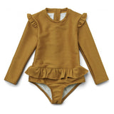 Schwimmanzug – Sille structure golden caramel von Liewood
