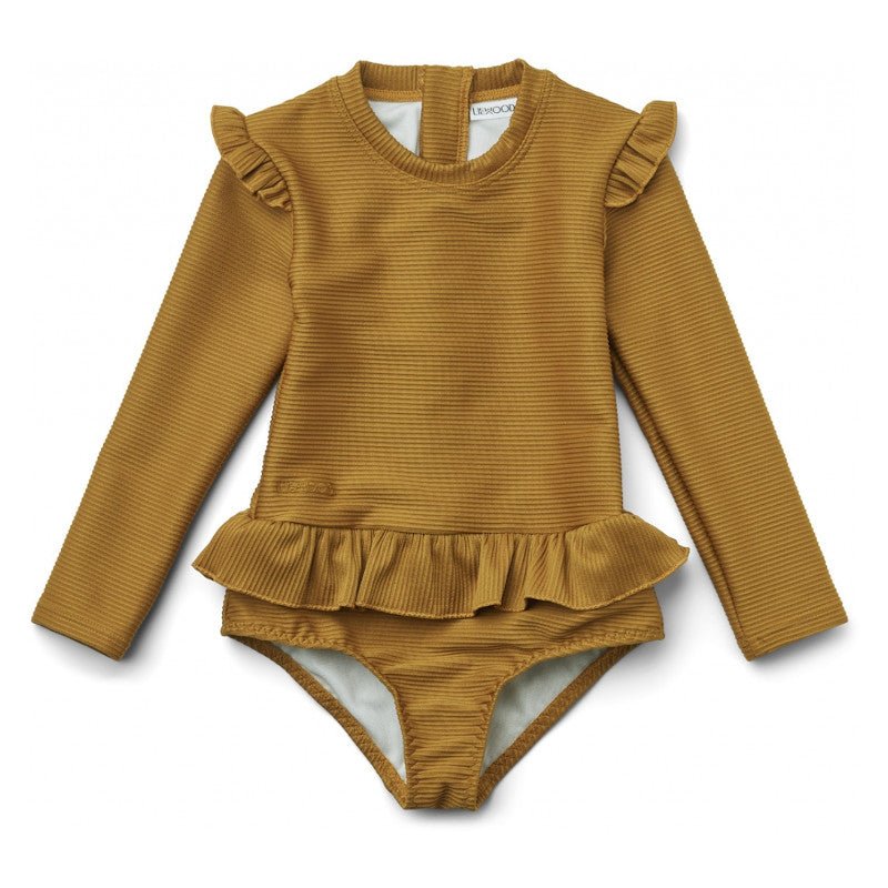 Schwimmanzug – Sille structure golden caramel von Liewood