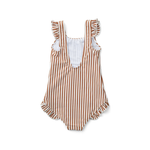 Schwimmanzug - TANNA stripe tuscany rose seersucker von Liewood