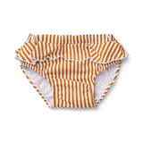 Liewood - Schwimmhose Baby ELISE stripe mustard/weiss