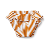 Schwimmhose Baby - ELISE stripe mustard/weiss von Liewood