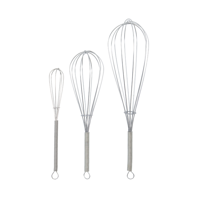 Schwingbesen - Whisk silver finish 3er Set von Nicolas Vahé