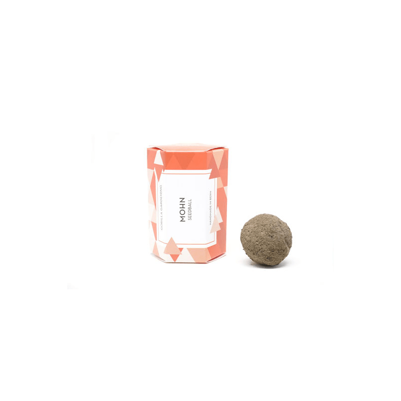Seedball einzeln – Mohn von Gorilla Gardening