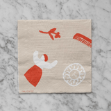 Serviette - Figures red von Fine little Day