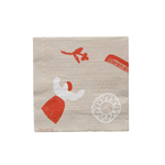 Serviette - Figures red von Fine little Day