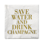 Servietten - Lolly "Save Water..." von bloomingville