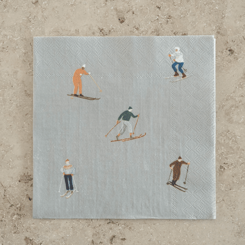 Servietten - Skiers von Fine Little Day