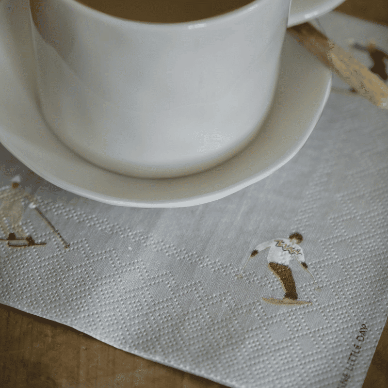 Servietten - Skiers von Fine Little Day