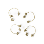 Serviettenring – Forest brass 4er Set von Ferm Living