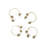 Serviettenring – Forest brass 4er Set von Ferm Living