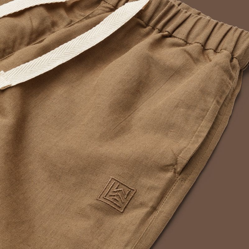 Shorts - Madison Linen khaki von Liewood