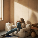 Sitzsack - Billow Bean Bag off white von Ferm Living