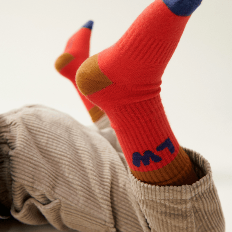 Socken - Annette apple red/creme de la creme mix von Liewood