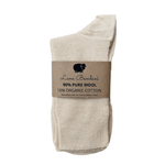 Socken - Chiara Wolle ecru von Lana Bambini