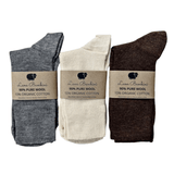 Socken - Chiara Wolle ecru von Lana Bambini