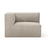 Sofa – Catena Armrest Left L | Confetti Bouclé light grey von Ferm Living