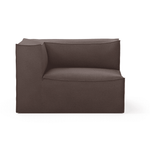Sofa – Catena Armrest Left S | Hot M. Brown von Ferm Living