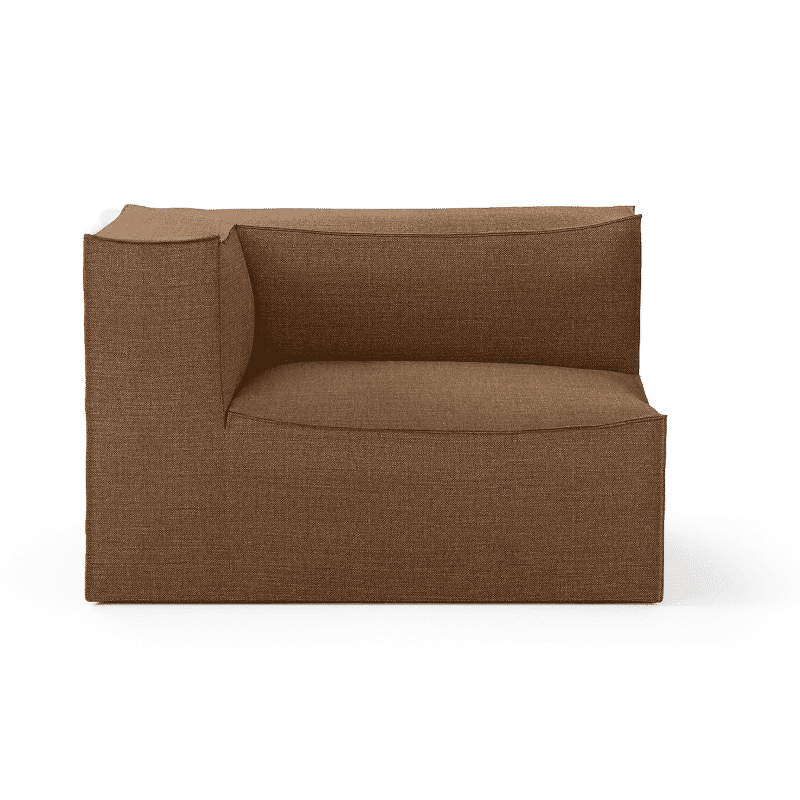 Sofa – Catena Armrest Left S | Hot M. smoked chocolate von Ferm Living